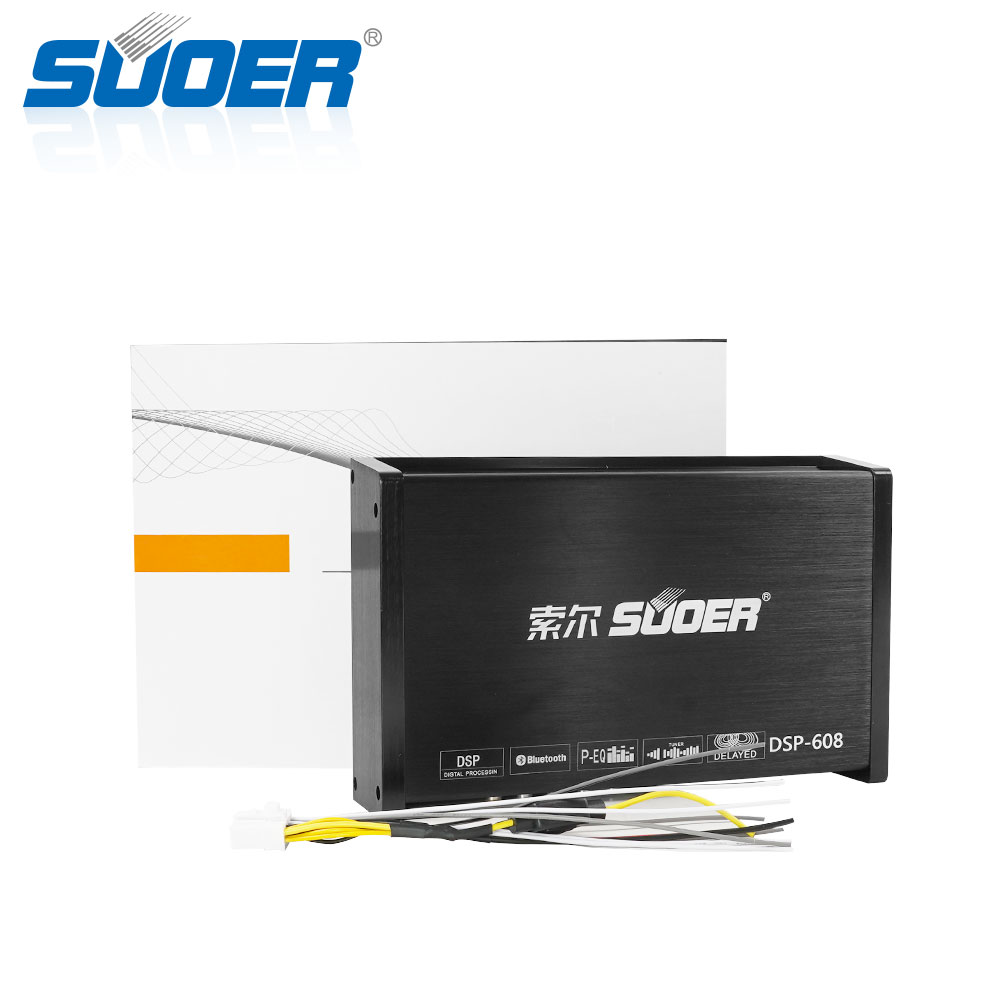 Suoer DSP-608 hot selling car dsp audio amplifier processor dsp processor car audio amp